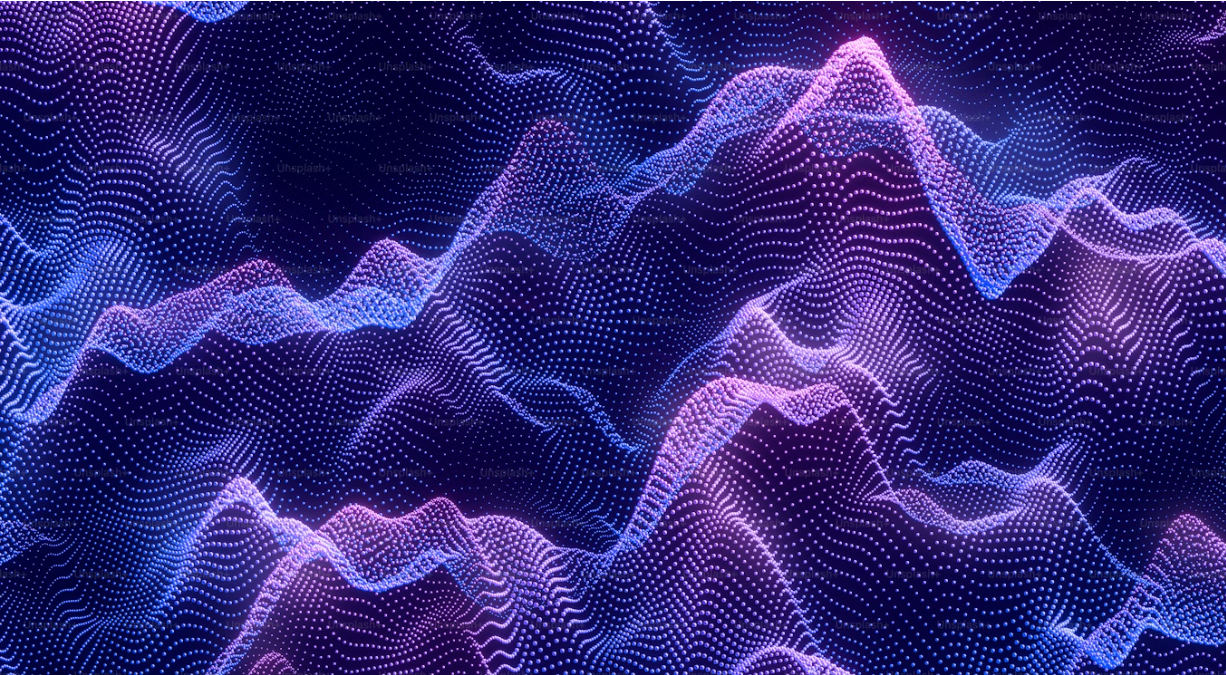 abstract waveform background